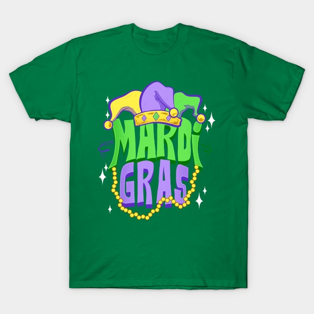 mardigras new orleans T-Shirt by the house of parodies